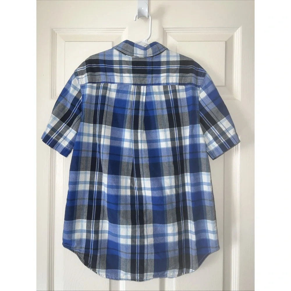 Ralph Lauren Medium Boys Plaid Short Sleeve Back To School